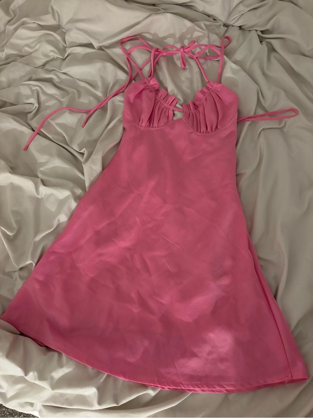 Hello Molly Pink Mini Dress